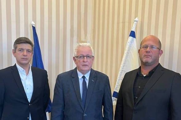 Herzl Center President Met with Mazsihisz President in Budapest